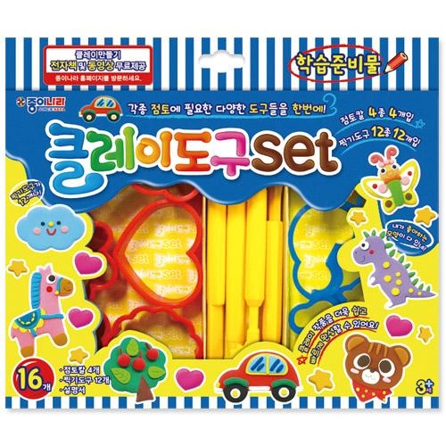 [종이나라] 3000 클레이도구 세트 12종