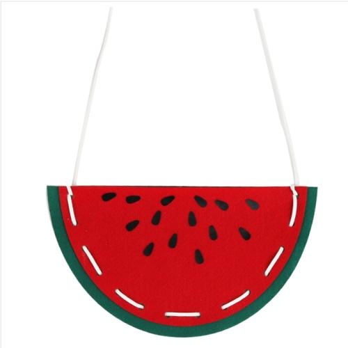 [유니아트] 수박펠트 실꿰기가방만들기(DIY.411)
