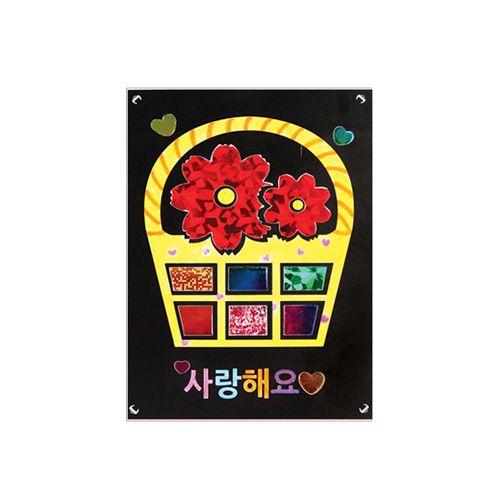[유니아트] 포일아트 카네이션