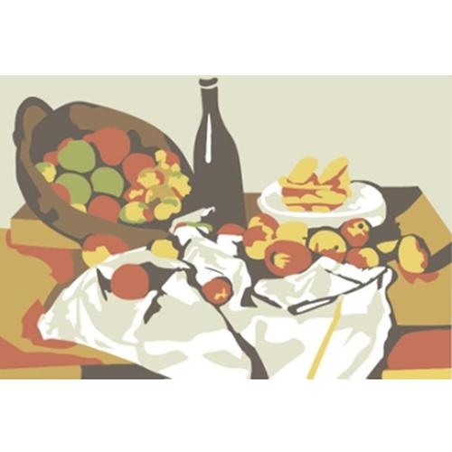 [BOOKYART] 명화그리기小_사과 바구니가 있는 정물(1250)