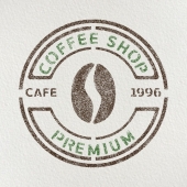 [나무인형키즈] 스텐실도안 2039 프리미엄 커피숍 원형